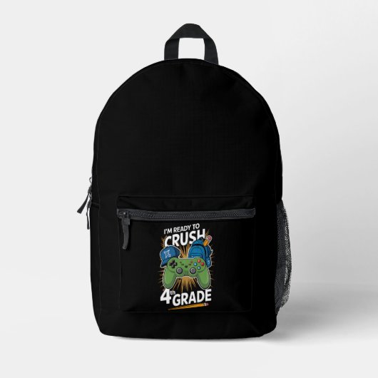 Ich bin bereit, den 4. bedruckter rucksack (Vorderseite)