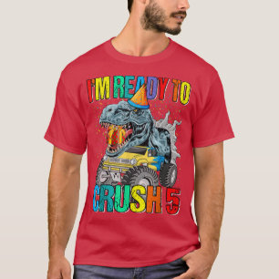 Ich bin bereit, den 5. Geburtstag Monster Truck Di T-Shirt
