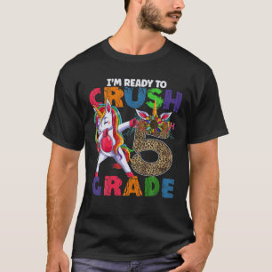 Ich bin bereit, den 5. Grad Dabbing Unicorn Leopa T-Shirt