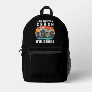 Ich bin bereit, den 5. Schulabschluss Niedlich zu Bedruckter Rucksack