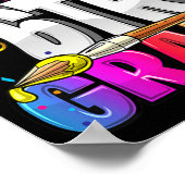 Ich bin bereit, den 6. Schulabschluss zu machen Poster (Ecke)