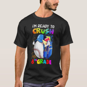 Ich bin bereit, den 8. Klasse Baseball zu knacken T-Shirt