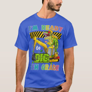 Ich bin bereit, den 9. Grad zurück zur Schule Dino T-Shirt
