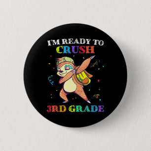 Ich bin bereit, den dritten Grade Dabbing Sloth wi Button