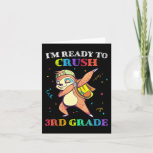 Ich bin bereit, den dritten Grade Dabbing Sloth wi Karte
