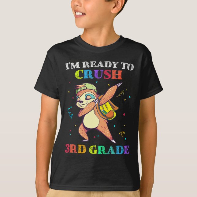 Ich bin bereit, den dritten Grade Dabbing Sloth wi T-Shirt (Vorderseite)