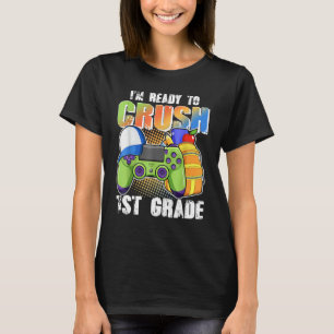 Ich bin bereit, den ersten Schulabschluss wieder i T-Shirt