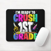 Ich bin bereit, den ersten Schulabschluss zu mache Mousepad (Mit Mouse)