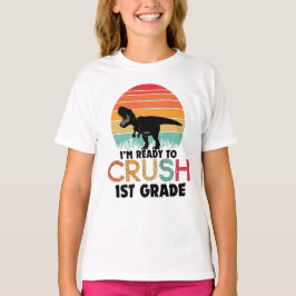 Ich bin bereit, den ersten T-Rex-Klasse-Eins-Test  T-Shirt