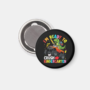 Ich bin bereit, den ersten Tag im Kindergarten zu Magnet