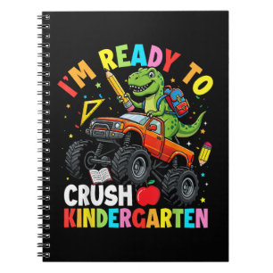 Ich bin bereit, den ersten Tag im Kindergarten zu Notizblock
