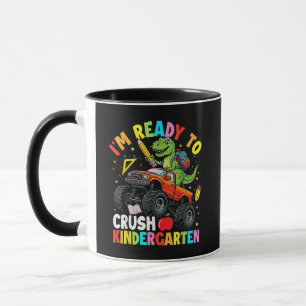 Ich bin bereit, den ersten Tag im Kindergarten zu  Tasse