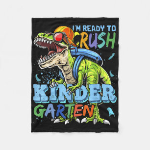Ich bin bereit, den Kindergarten Dino T-Rex Ck zur Fleecedecke