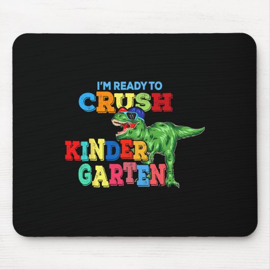 Ich bin bereit, den Kindergarten-Dinosaurier Byck Mousepad (Vorne)