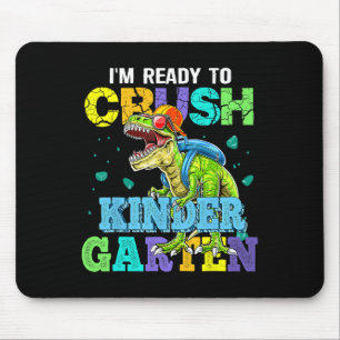 Ich bin bereit, den Kindergarten-Dinosaurier Byck Mousepad