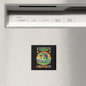 Ich bin bereit, den Kindergärten-Dinosaurier-Gamer Magnet (In Situ (Geschirrspüler))