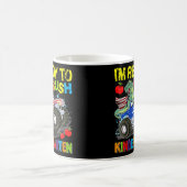 Ich bin bereit, den Kindergarten Dinosaurier Monst Kaffeetasse (Mittel)