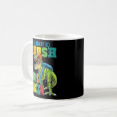 Ich bin bereit, den Kindergarten Dinosaurier wiede Kaffeetasse (Vorderseite Links)