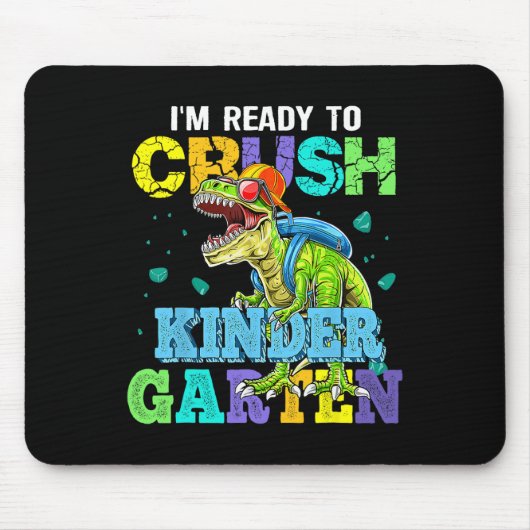 Ich bin bereit, den Kindergarten Dinosaurier wiede Mousepad (Vorne)