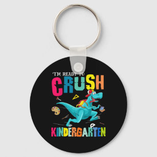Ich bin bereit, den Kindergarten-Dinosaurier zu ze Schlüsselanhänger