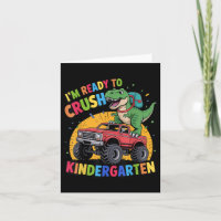 Ich bin bereit, den Kindergarten Dinosaurier zurüc