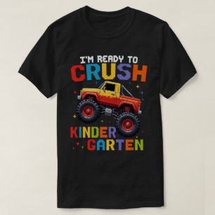 Ich bin bereit, den Kindergarten-Monster-LKW zu ze T-Shirt