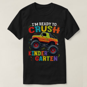 Ich bin bereit, den Kindergarten-Monster-LKW zu ze T-Shirt