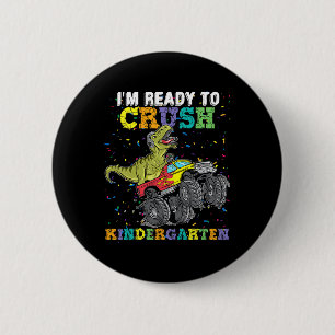 Ich bin bereit, den Kindergarten-Monster-Truck-Din Button