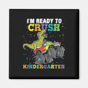 Ich bin bereit, den Kindergarten-Monster-Truck-Din Magnet