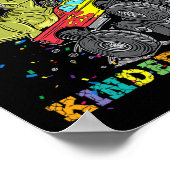 Ich bin bereit, den Kindergarten-Monster-Truck-Din Poster (Ecke)