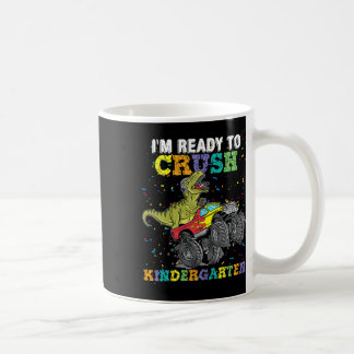 Ich bin bereit, den Kindergarten-Monstertruck-Dino Kaffeetasse