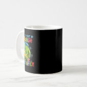 Ich bin bereit, den Kindergarten T Rex Dino Holdin Kaffeetasse (Vorderseite Links)
