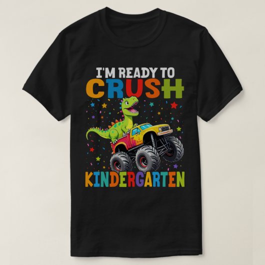 Ich bin bereit, den Kindergarten T Rex Dinosaurier T-Shirt (Design vorne)