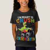 Ich bin bereit, den Kindergarten T Rex Dinosaurier T-Shirt (Vorderseite)