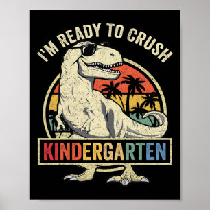 Ich bin bereit, den Kindergarten wieder zum Schule Poster