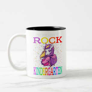 Ich bin bereit, den Kindergarten wieder zur Schule Zweifarbige Tasse