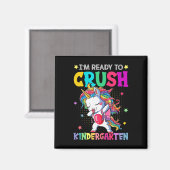Ich bin bereit, den Kindergarten zu knacken, frohe Magnet (Vorderseite/Rückseite)