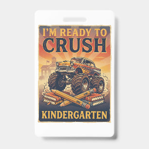 Ich bin bereit, den Kindergarten zu rocken Ausweis