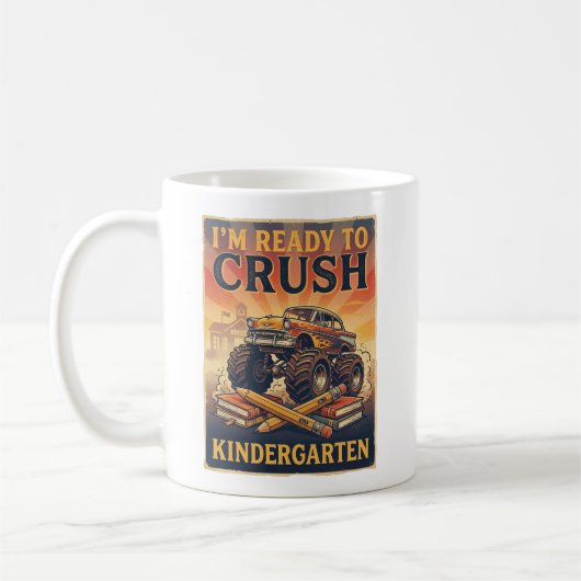 Ich bin bereit, den Kindergarten zu rocken Kaffeetasse (Links)