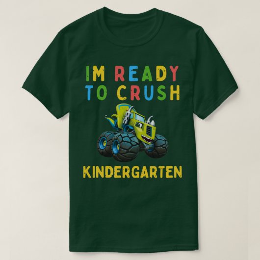 Ich bin bereit, den Kindergarten zu zerquetschen 3 T-Shirt (Design vorne)