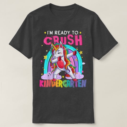 Ich bin bereit, den Kindergarten zu zerquetschen T-Shirt (Design vorne)