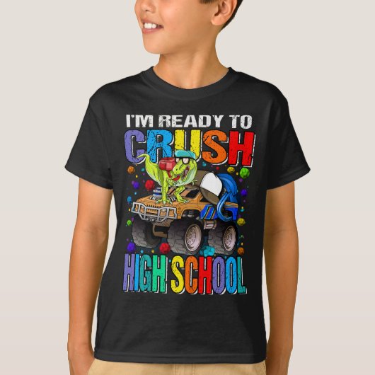 Ich bin bereit, den Monster-LKW der High School zu T-Shirt (Vorderseite)