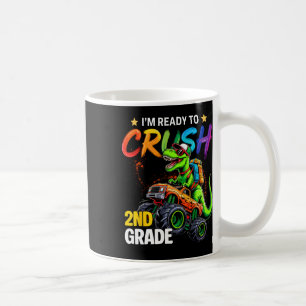 Ich bin bereit, den Monstertruck-Dinosaurier der 2 Kaffeetasse