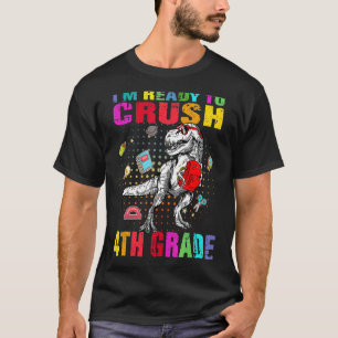 Ich bin bereit, den Niedlichen Dino Trex der viert T-Shirt