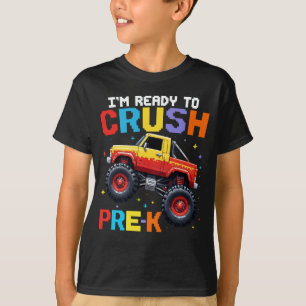 Ich bin bereit, den Pre-K-Monster-LKW zu zerdrücke T-Shirt