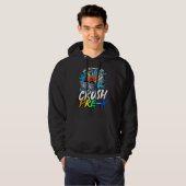 Ich bin bereit, den Pre-K Monster Truck Prek Back Hoodie (Vorne ganz)