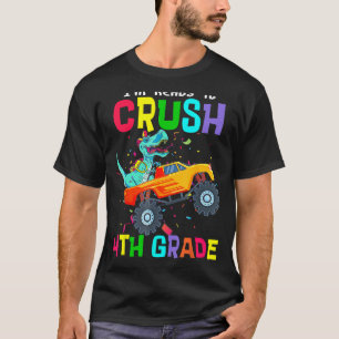 Ich bin bereit, den Viertklässler-Truck-Dino zu ze T-Shirt