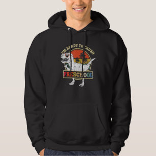 Ich bin bereit, den Vorschul-Dinosaurier Rex zurüc Hoodie