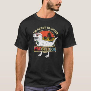 Ich bin bereit, den Vorschul-Dinosaurier Rex zurüc T-Shirt