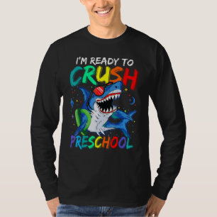 Ich bin bereit, den Vorschul-Hai zurück zur Schule T-Shirt